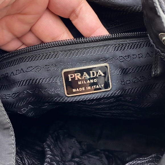 ?Prada ?
Double Front Pocket Backpack Tessuto main image 8